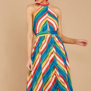 Rainbow Midi dress